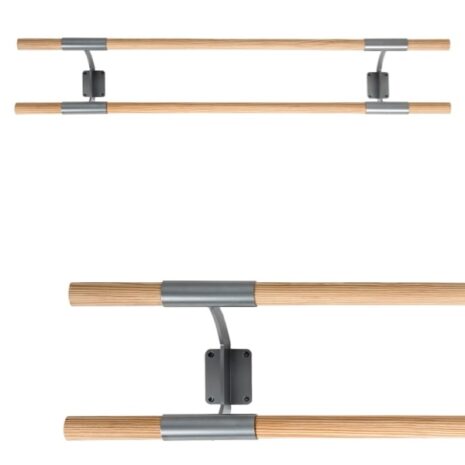 Wall-mounted ballet barre Arabesque Double Wall-mounted ballet barre Arabesque Double