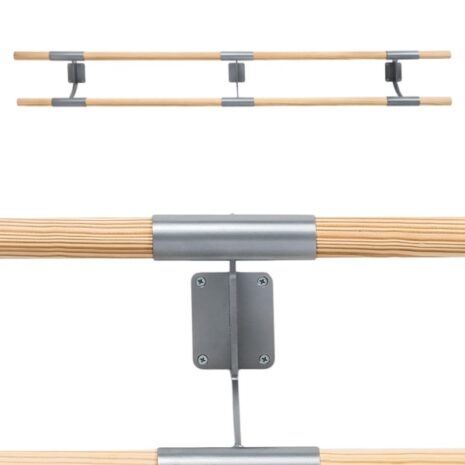 Wall-mounted ballet barre Arabesque Double Wall-mounted ballet barre Arabesque Double