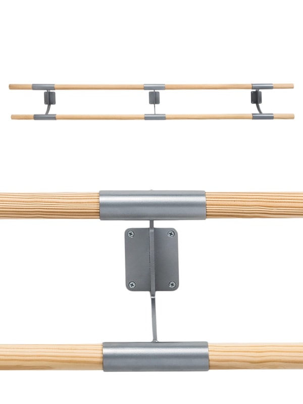 Barra de ballet fija Arabesque Doble