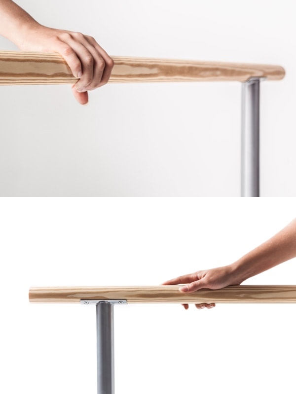 Height-adjustable initiation ballet barre Juliette