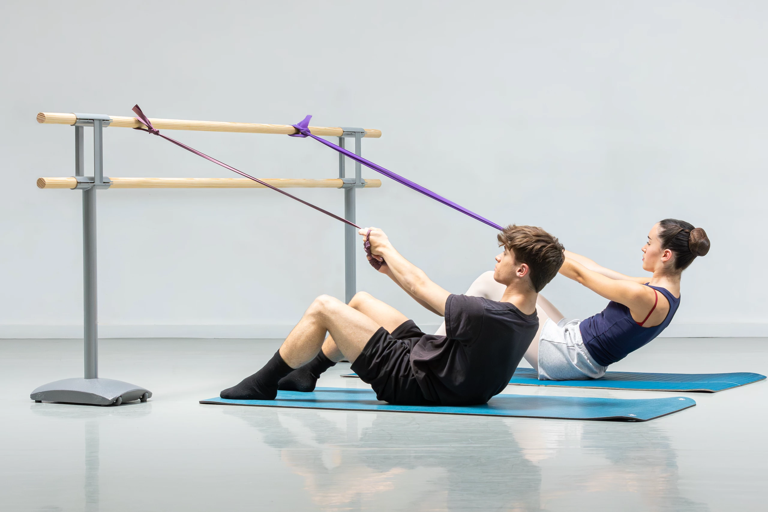 Barra de ballet móvil doble premium Maurice