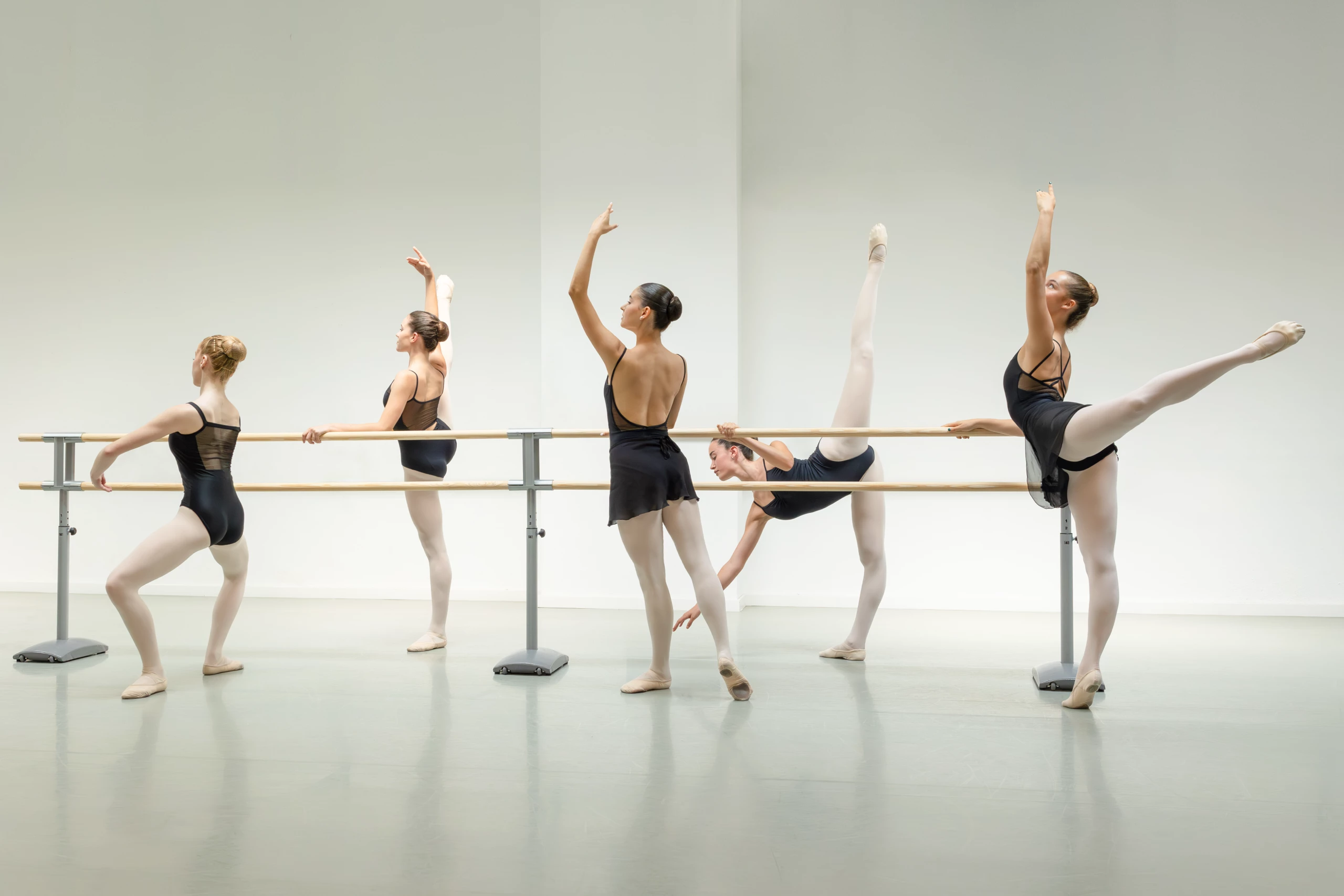 Barra de ballet doble premium de altura regulable Royale